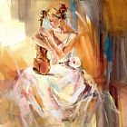 Anna Razumovskaya Famous Paintings - White Note 3
